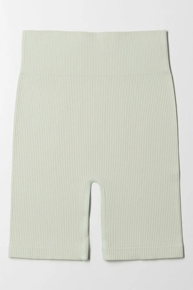 Seamless Cycle Short Green