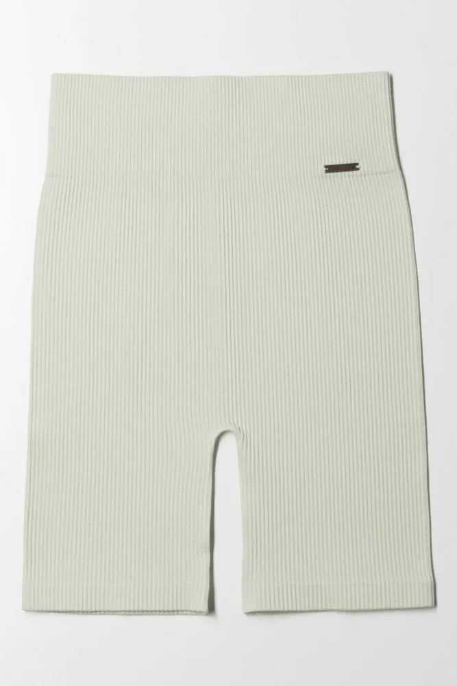 Seamless Cycle Short Green