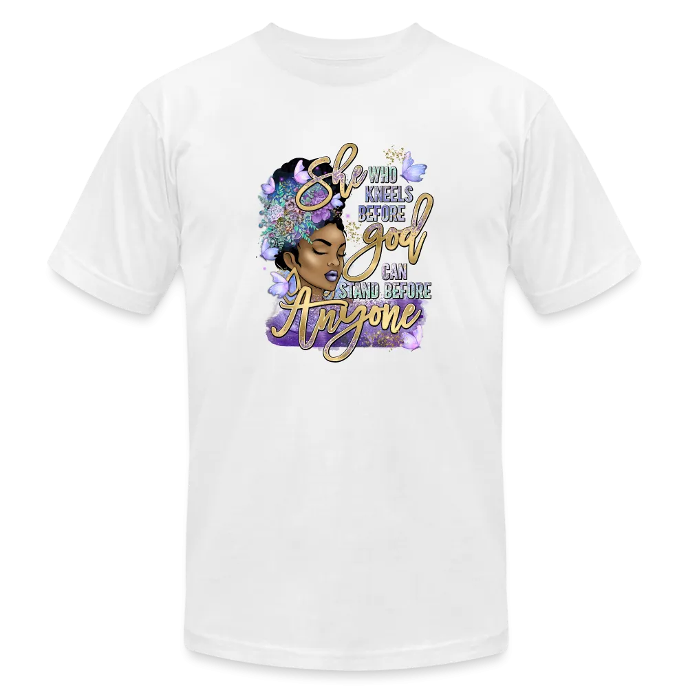 She Who Kneels Before God Unisex Jersey T-Shirt