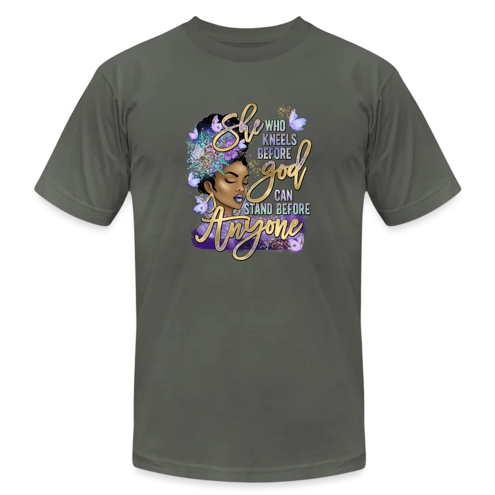 She Who Kneels Before God Unisex Jersey T-Shirt