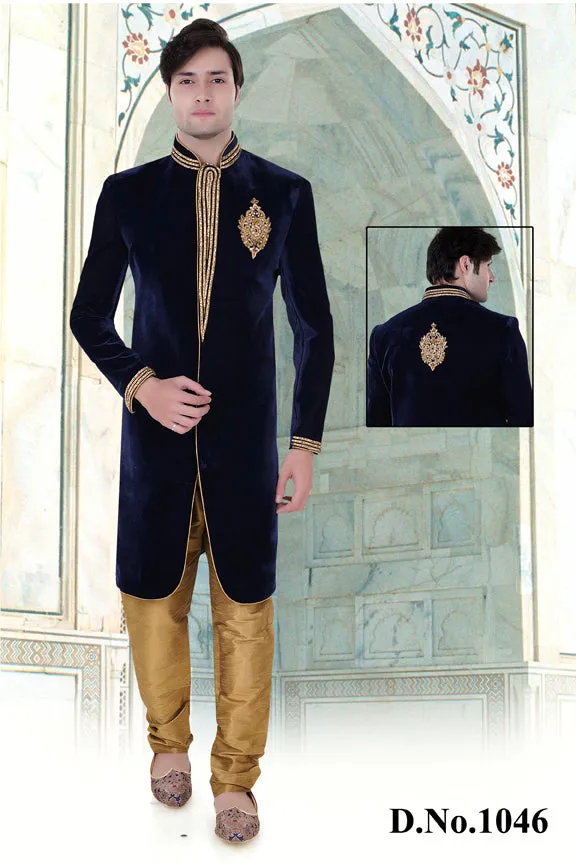Sherwani (Custom Tailored) - (D.No.-1046)