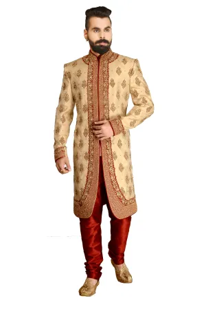 Sherwani (Custom Tailored) - (D.No.-1182)