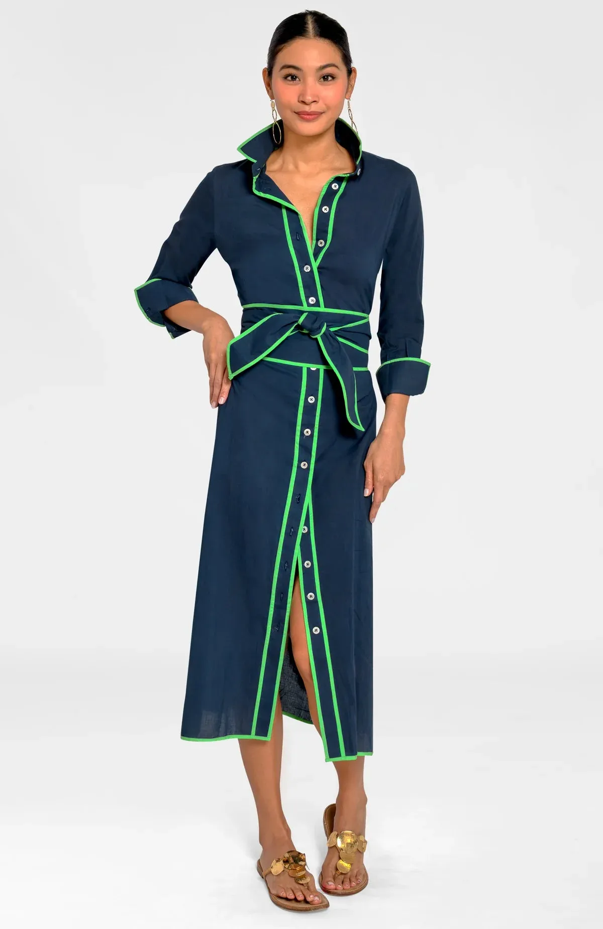 Shirt Tails Long Dress by Gretchen Scott