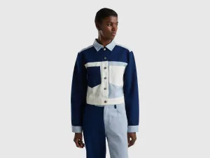 SHORT COLOR BLOCK JACKET
