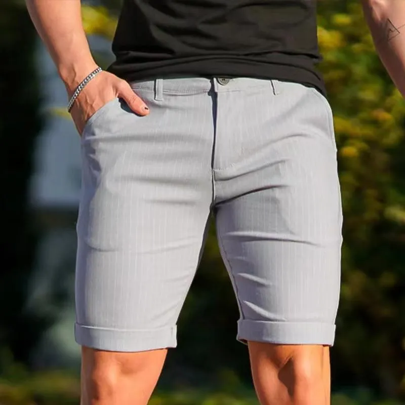 Short de costume décontracté à carreaux vintage