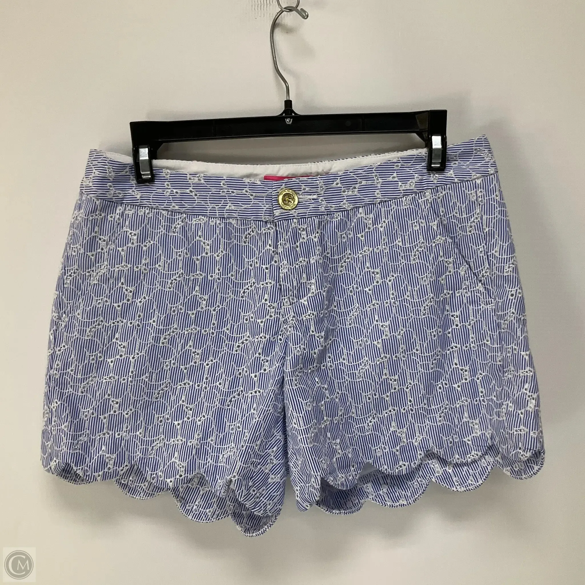 Shorts By Lilly Pulitzer In Blue & White, Size: 0