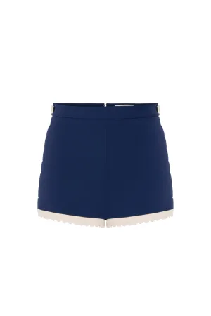 Shorts Stretch con Smerlo Ricamato