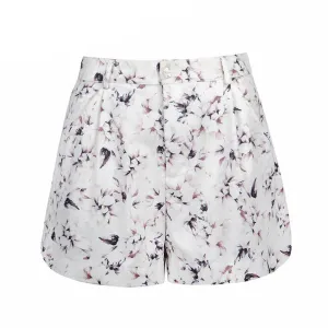 Shorts Women Chic Fashion mid waist casual print floral shorts flower brand female hot short