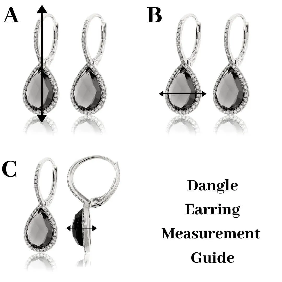Silver & Bronze Dangling Feather Earrings