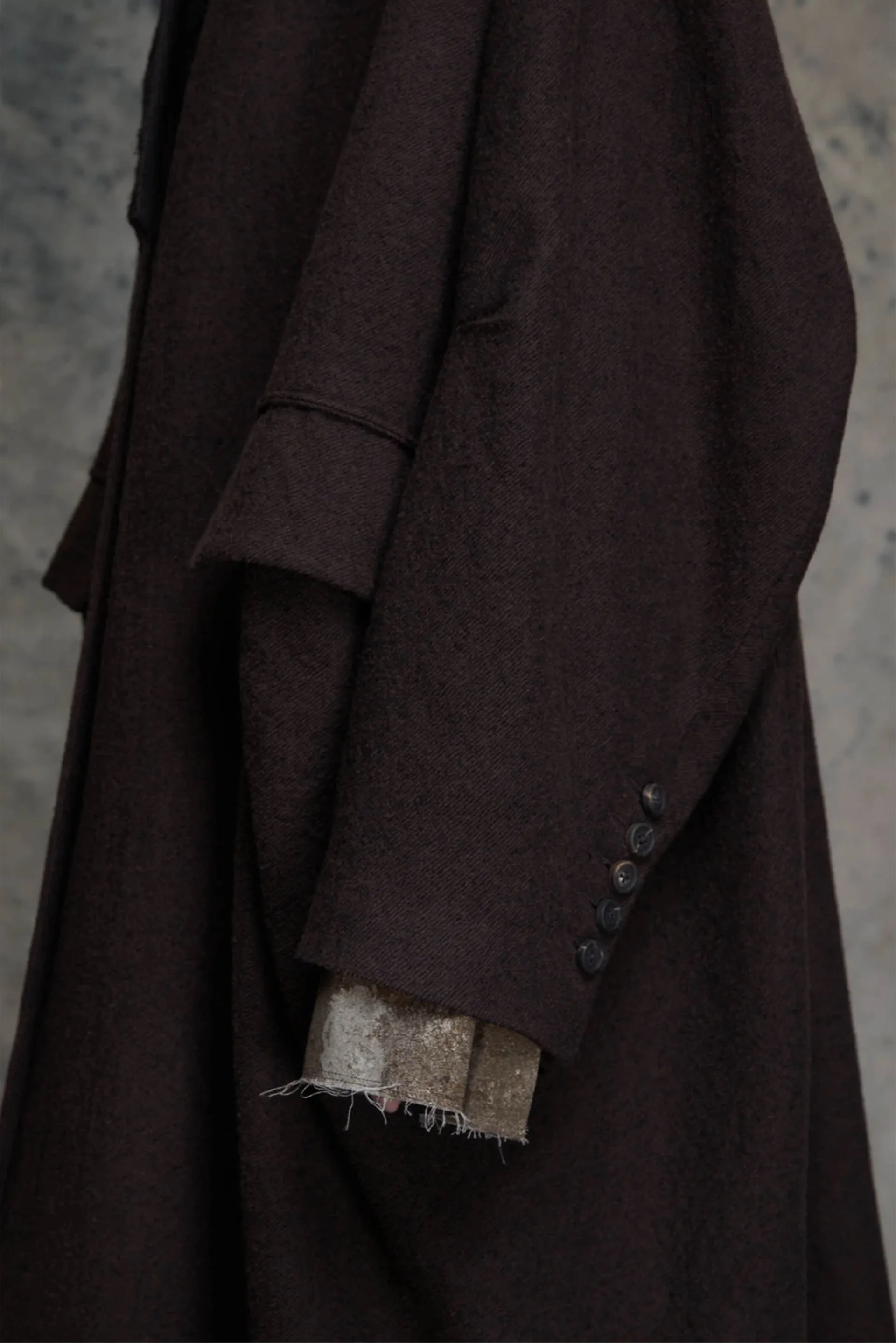 Single Button Loose Fit Coat