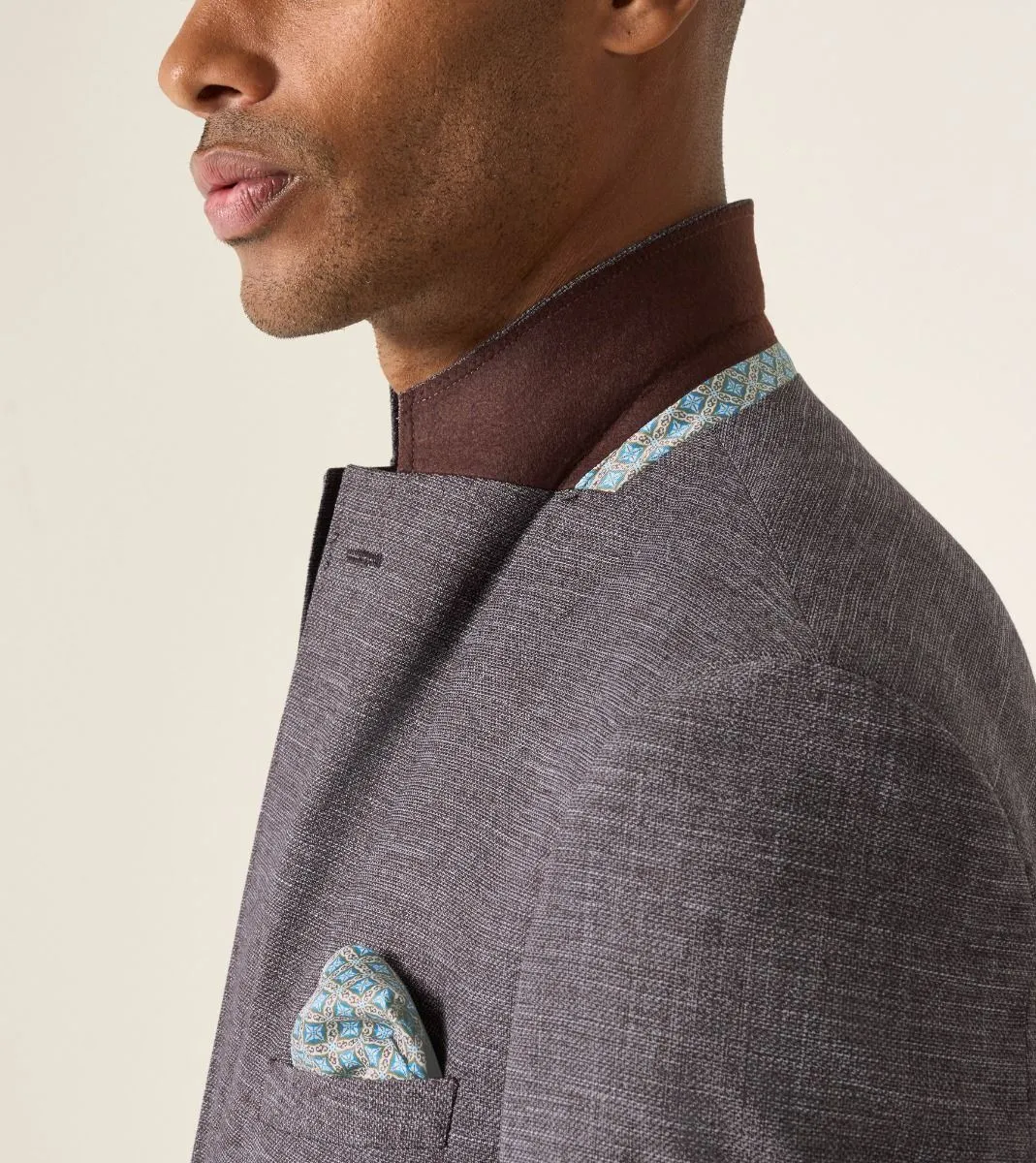 Skopes Tailored Fit Jamie Suit Jacket For Men in Berry Red, 36S-62L