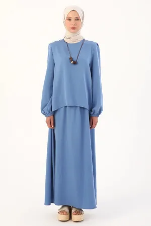 Sky Blue Maxi Set