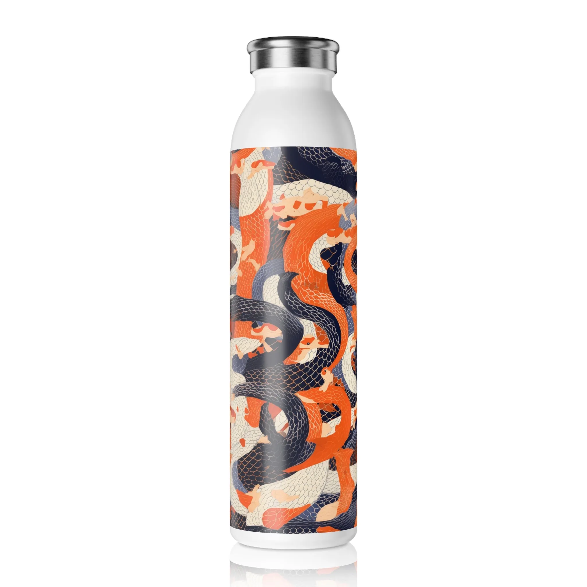 Slim Water Bottle - Neville Marichyasana Snakes