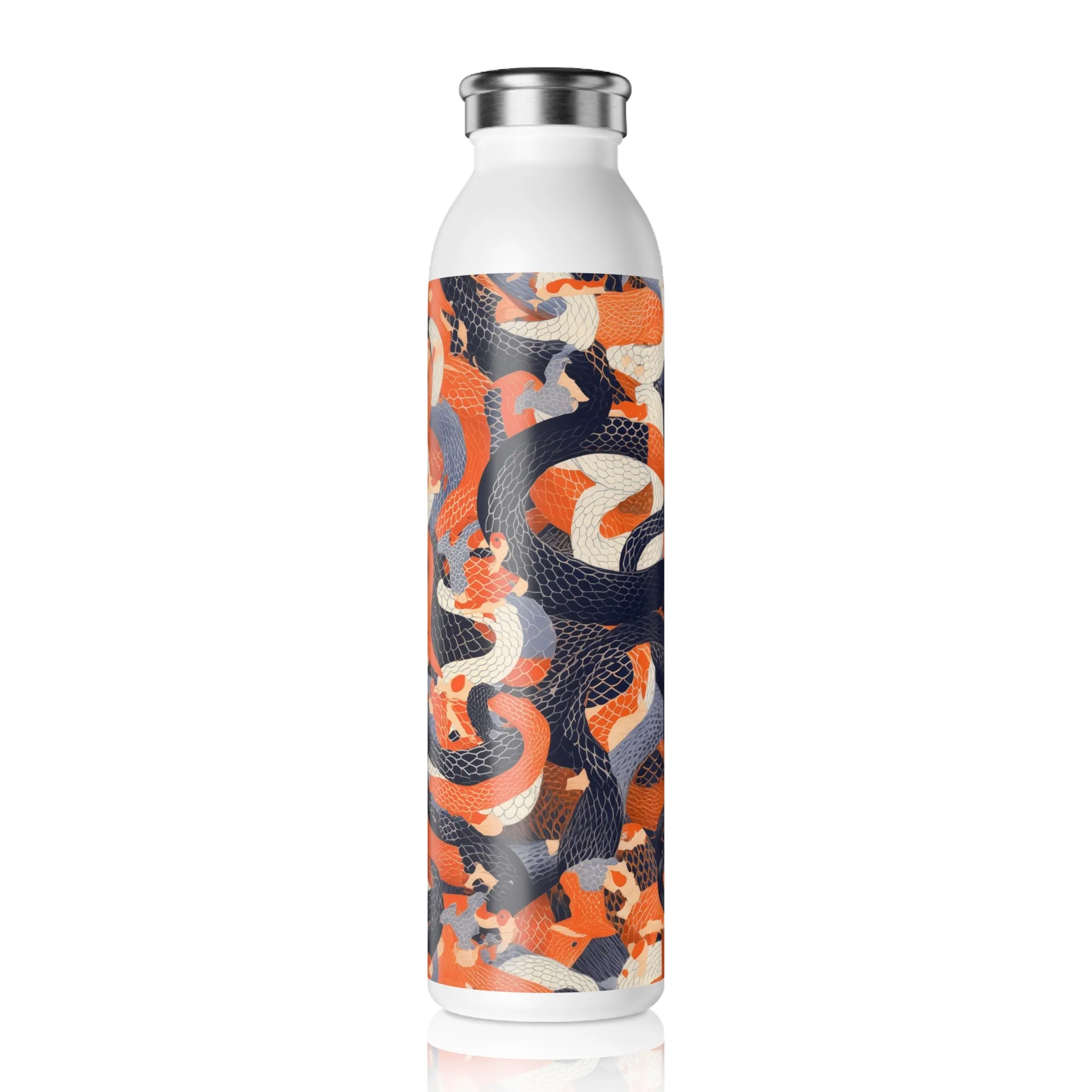 Slim Water Bottle - Neville Marichyasana Snakes