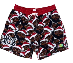 SLUNKS Black Santa Special Edition Shorts Trunks w/ Pockets