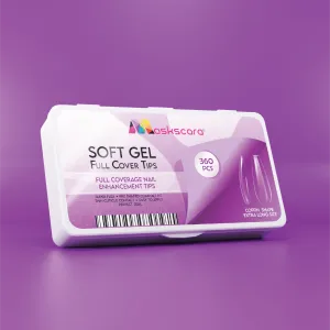 Soft Gel Tips - Full Cover (Coffin Extra Long)