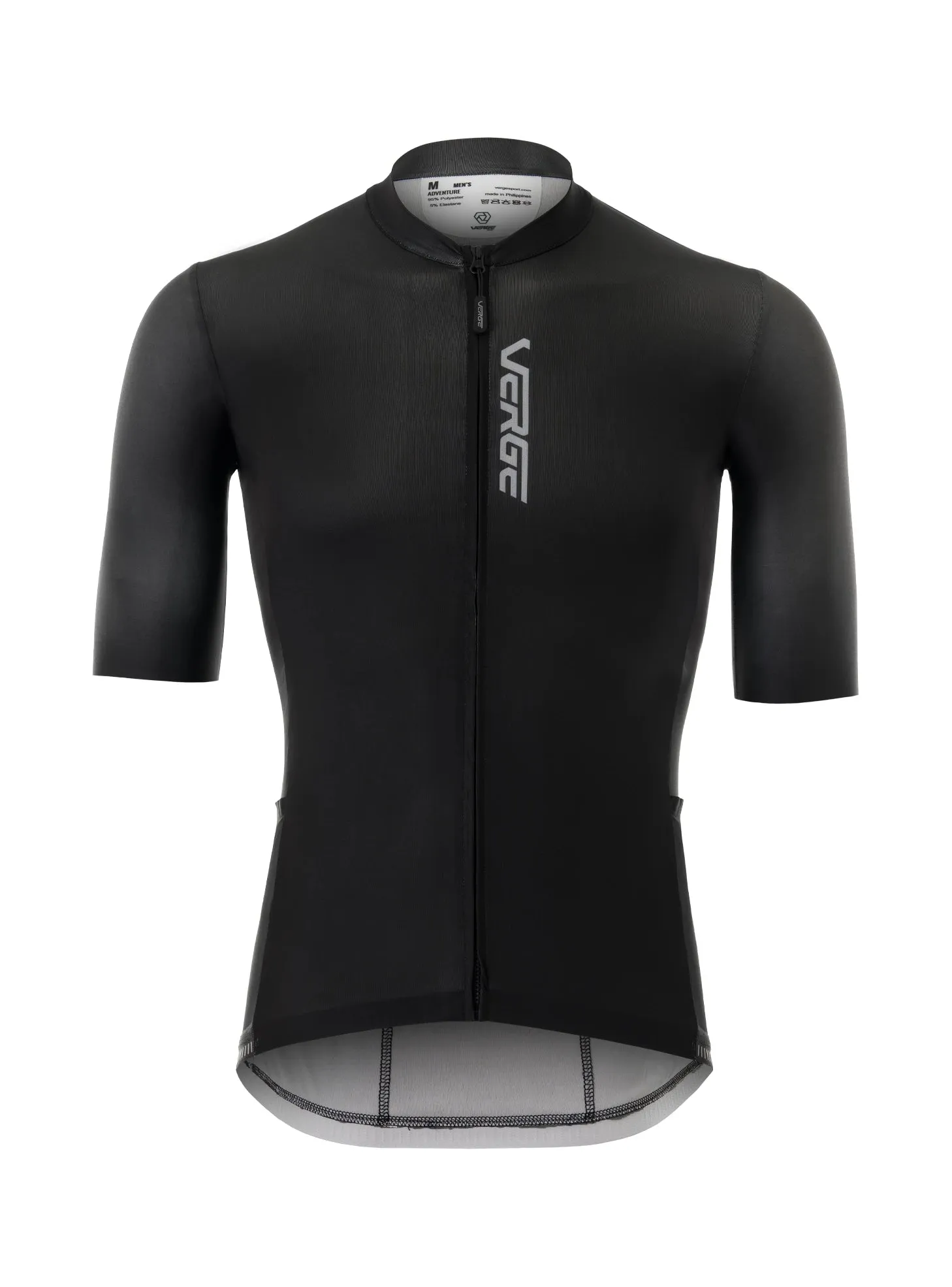 SOLIDS ADVENTURE SS JERSEY - MEN'S - BLACK