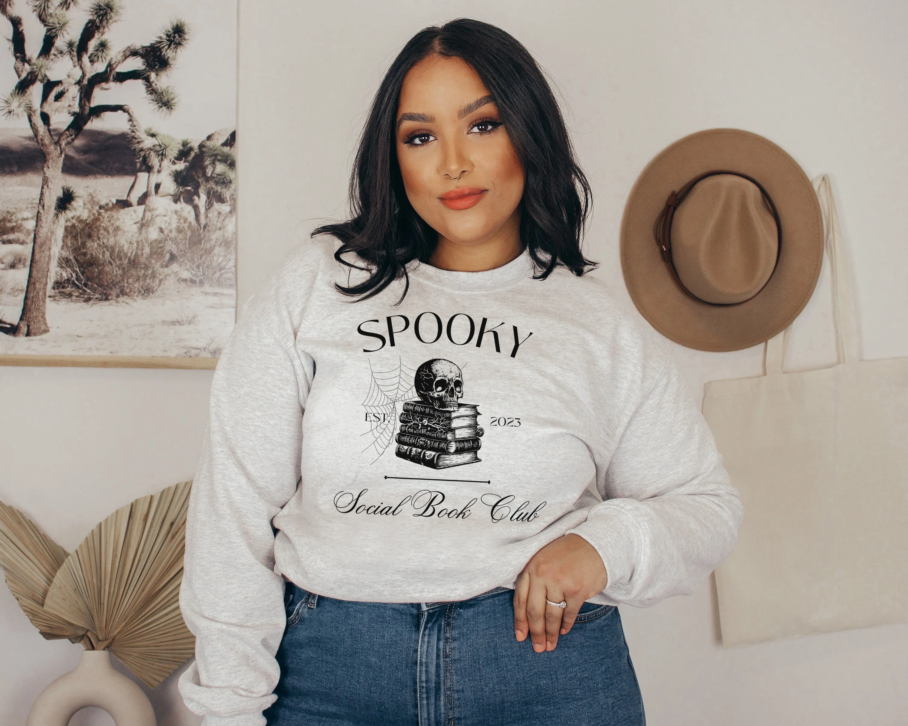 Spooky Social Book Club Sweatshirt