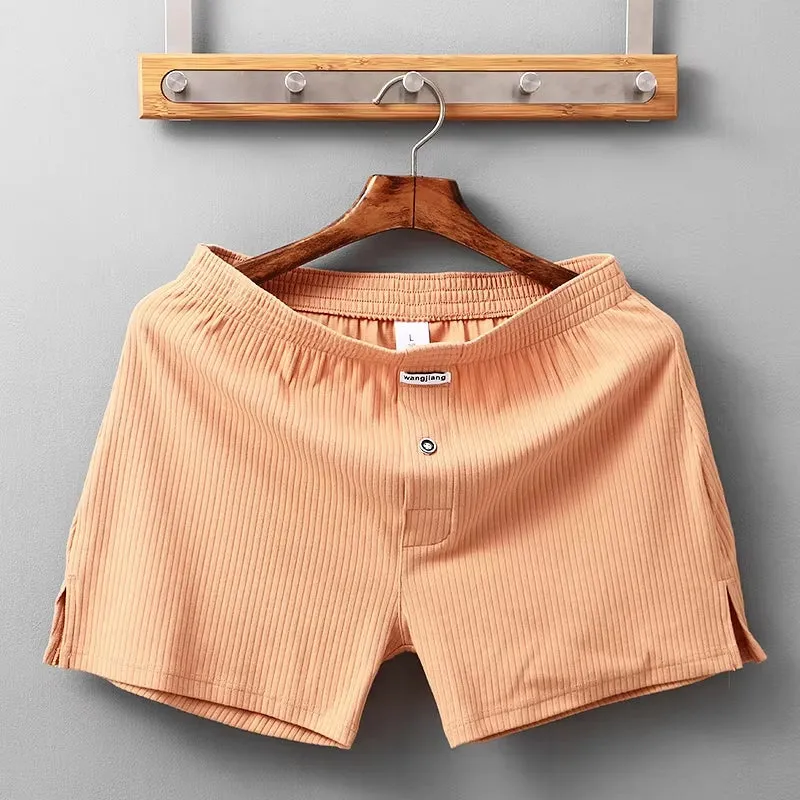 Stretch Cotton Underwear Men Boxer Shorts