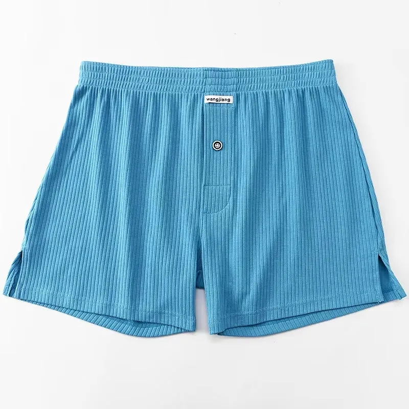 Stretch Cotton Underwear Men Boxer Shorts