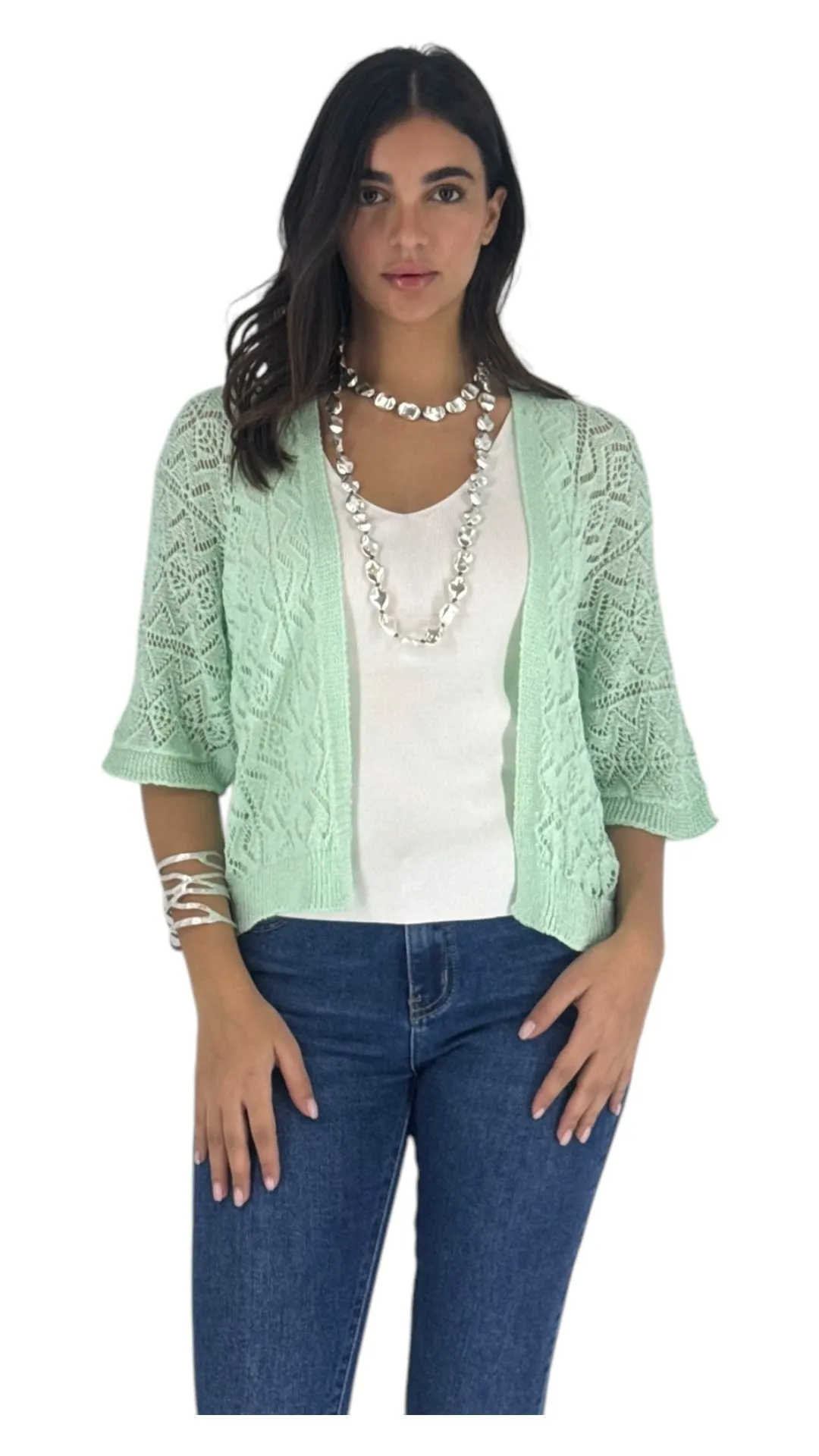 Sugar green cardigan