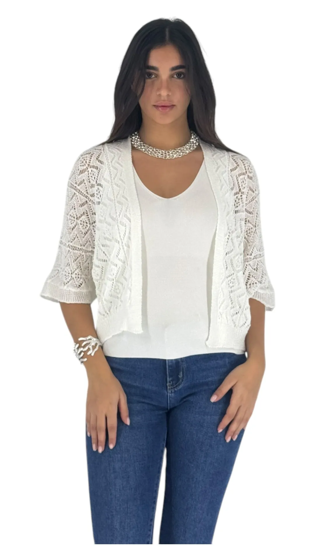 Sugar white cardigan