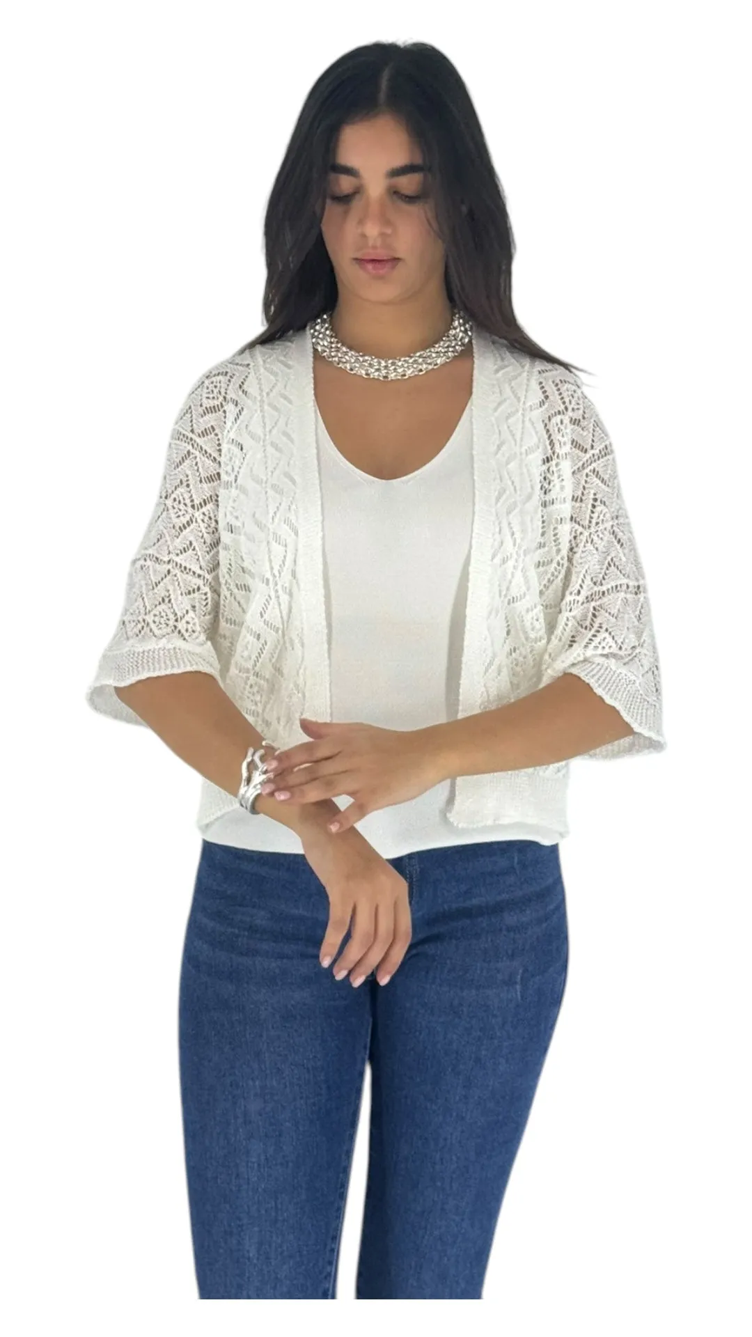 Sugar white cardigan