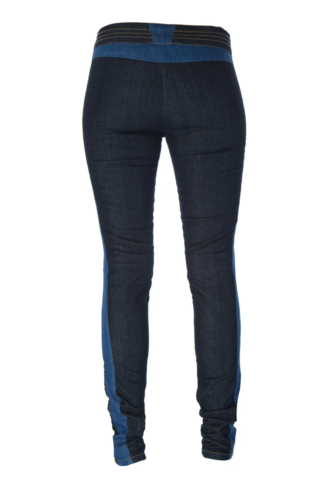 SURFACE TO AIR Women's Dk Blue   Lt Blue Ella Denim Leggings $245 NEW