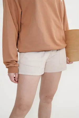 Tayte Sweat Shorts (Almond)