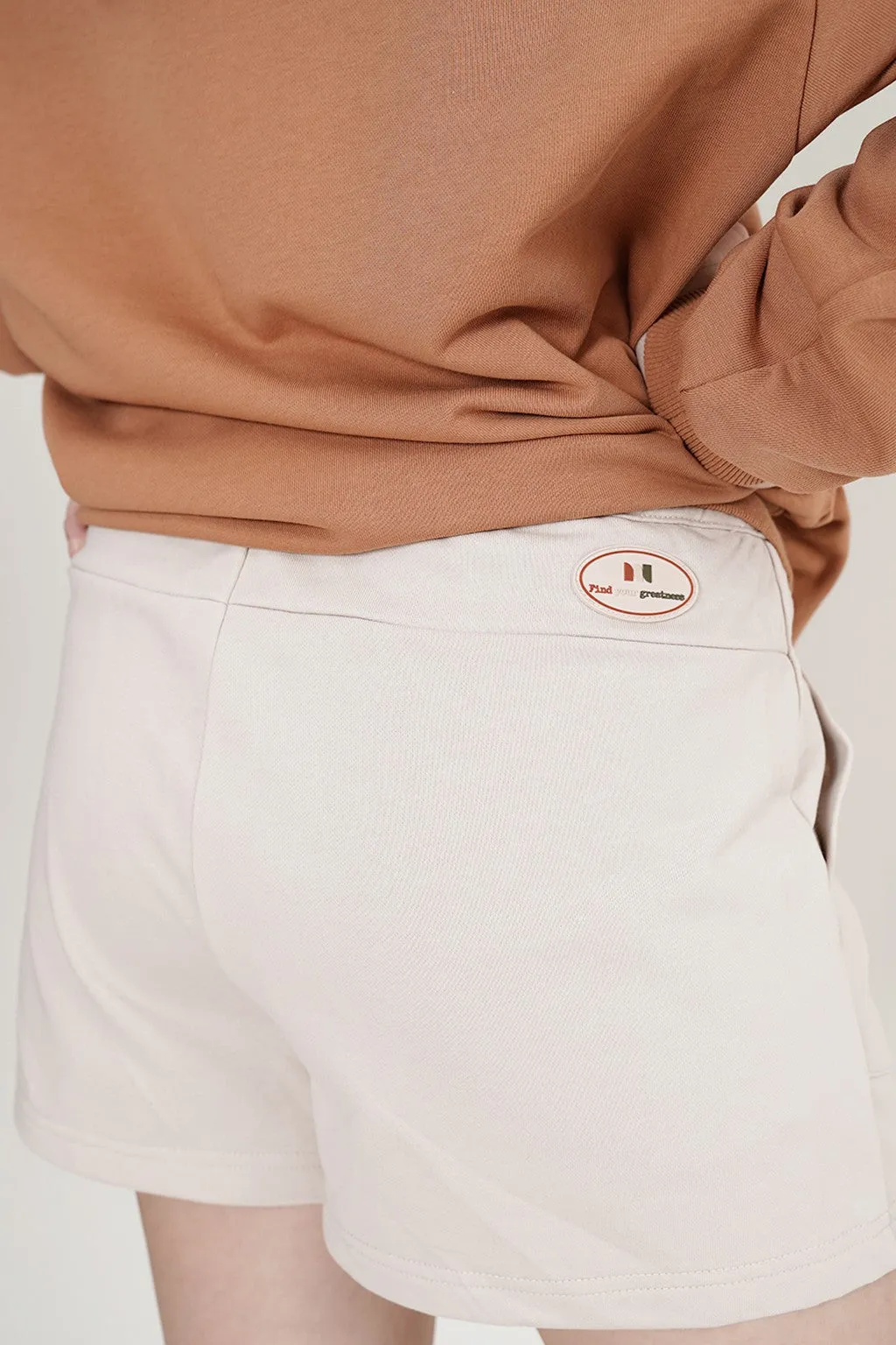 Tayte Sweat Shorts (Almond)