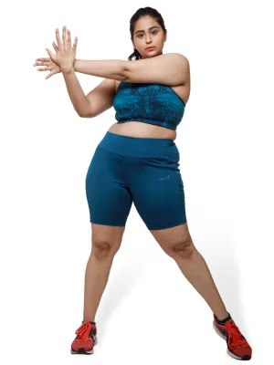 Teal Free Bird Training Shorts
