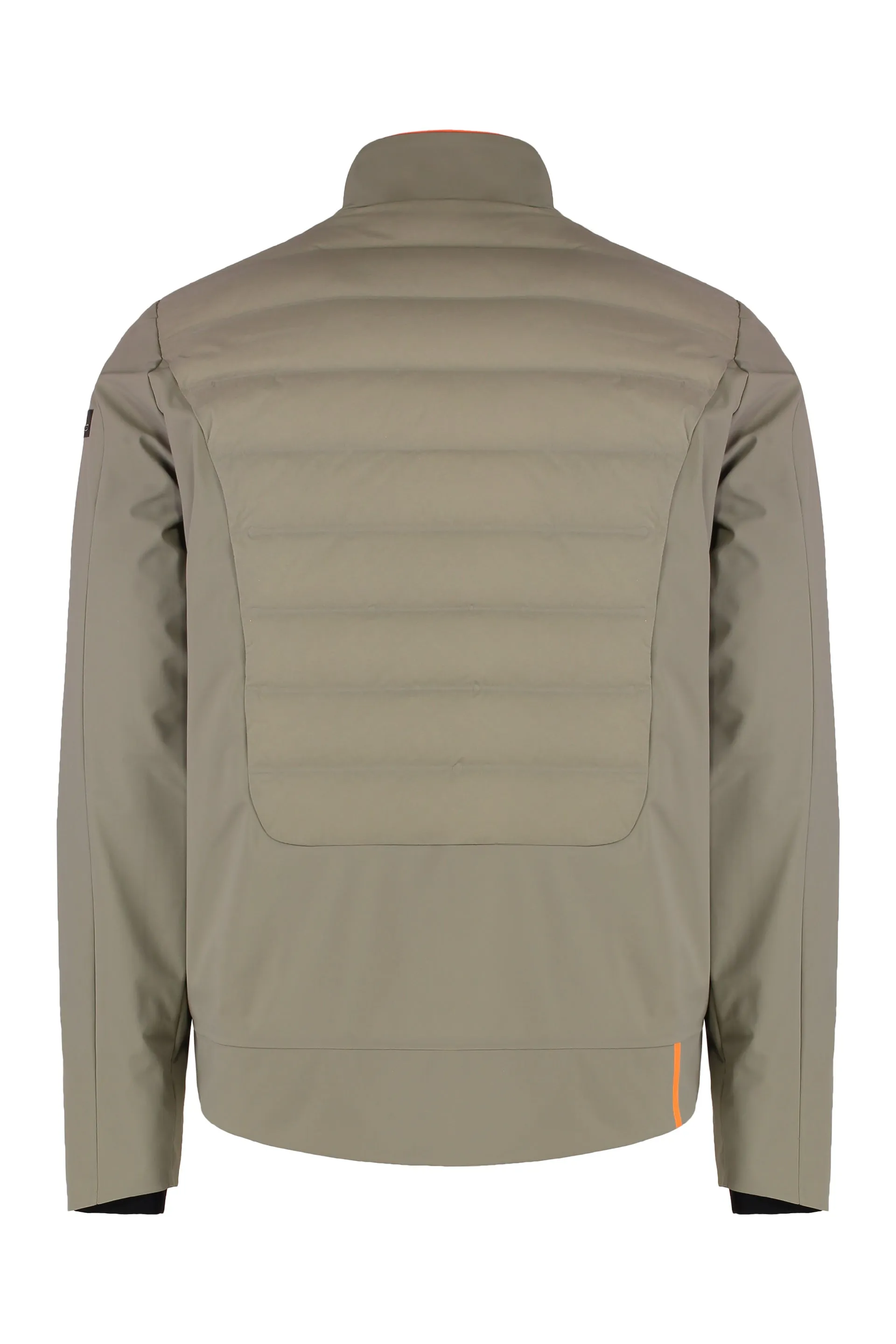 Techno fabric down jacket