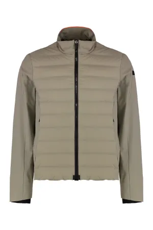 Techno fabric down jacket