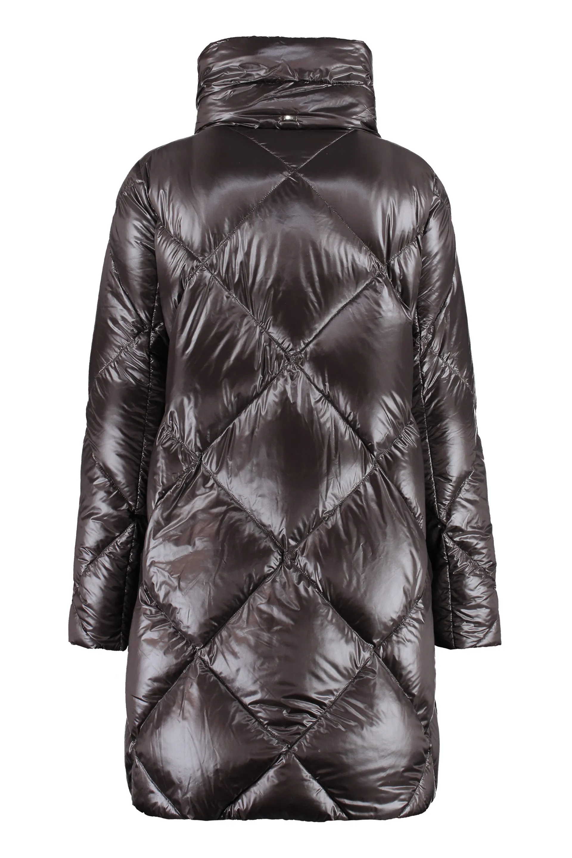 Techno-nylon down jacket