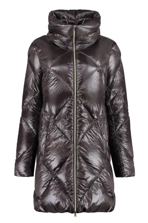 Techno-nylon down jacket