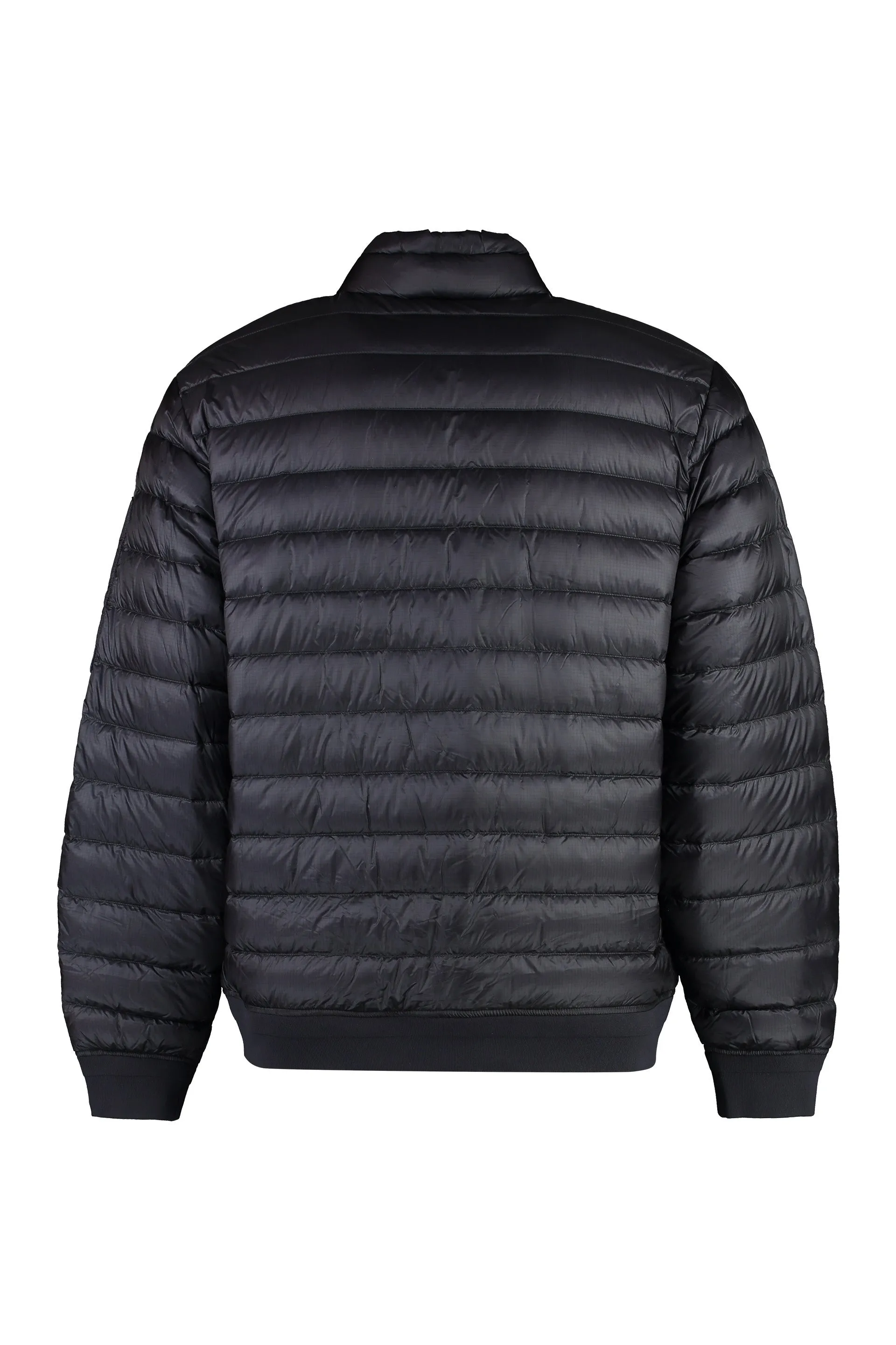 Techno-nylon down jacket
