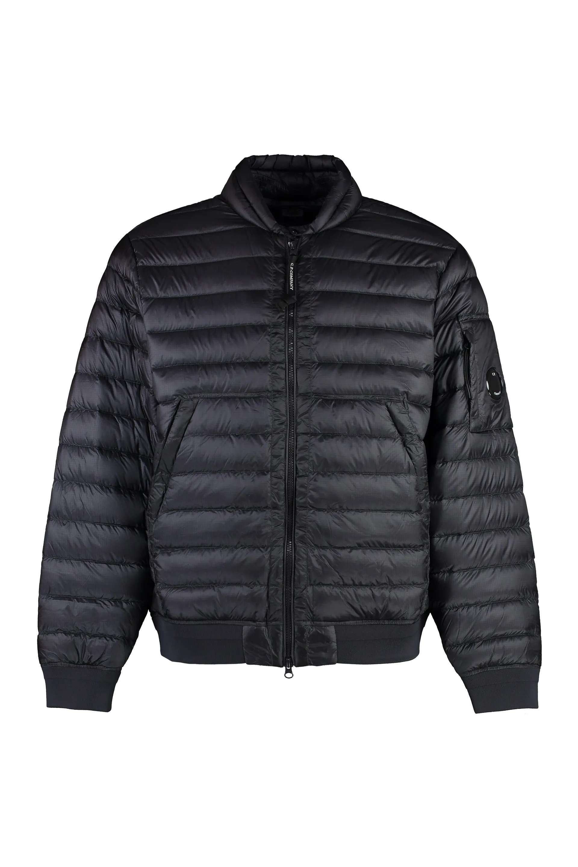 Techno-nylon down jacket