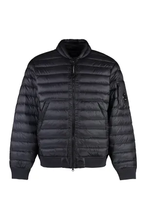 Techno-nylon down jacket