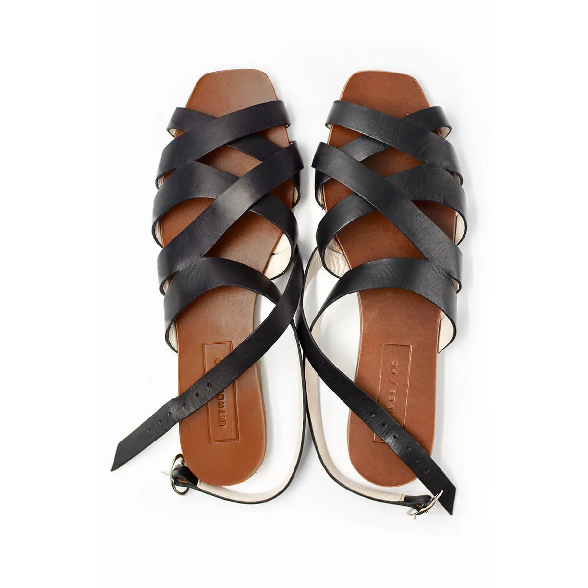 The Criss Cross Slide [Black]