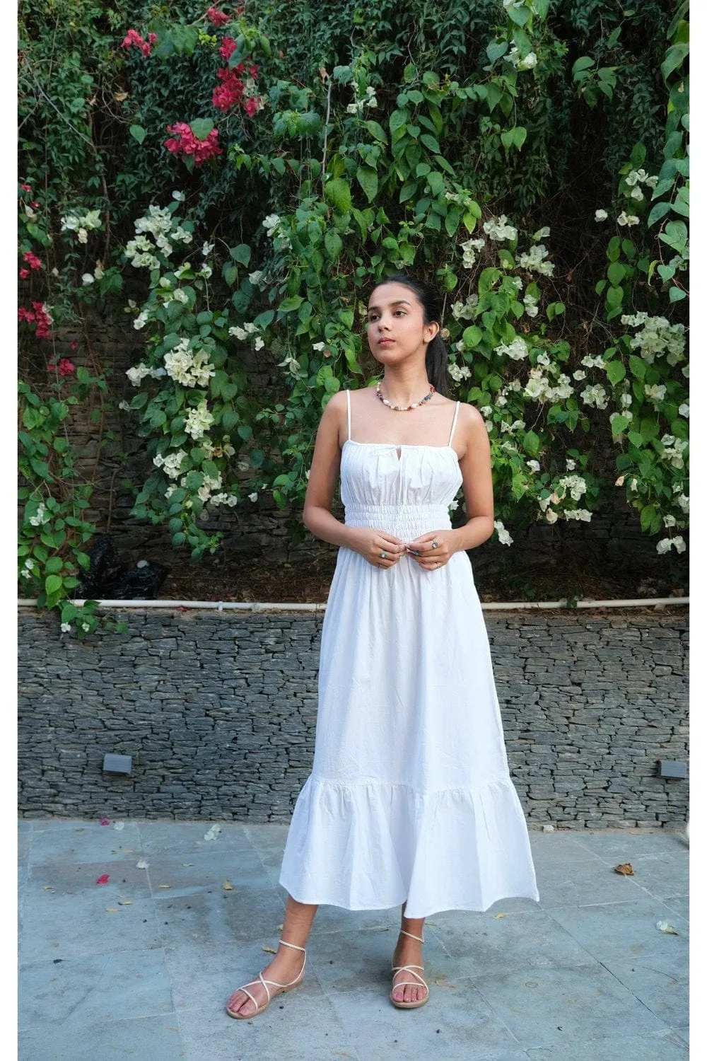 The Olivia White Dress