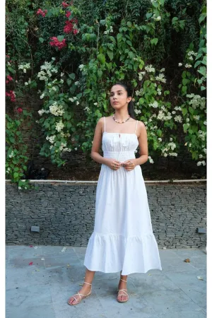 The Olivia White Dress