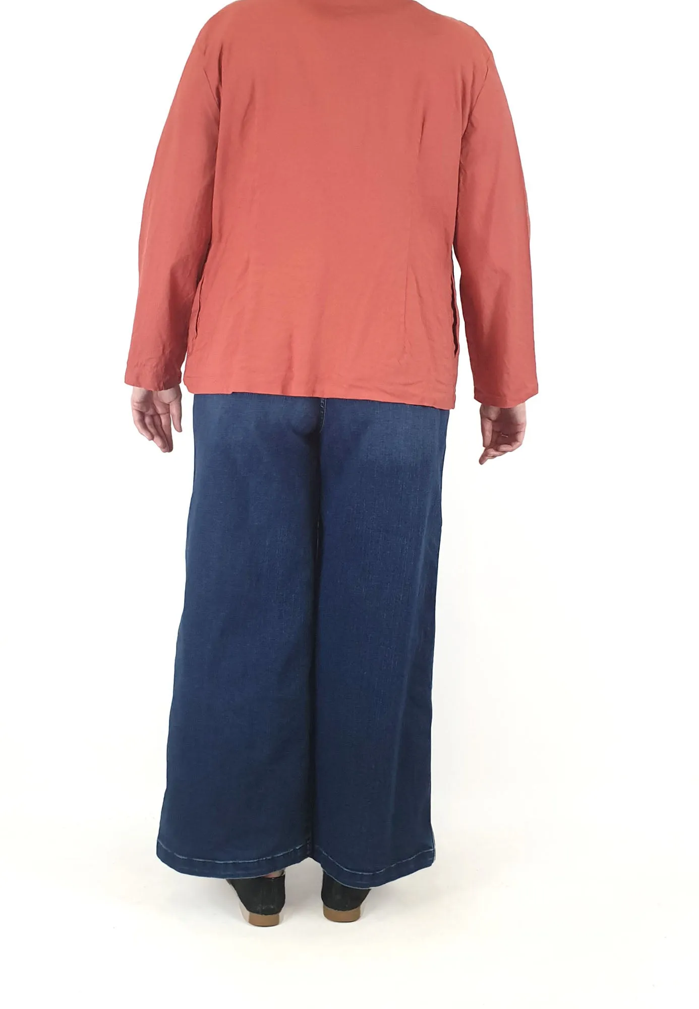 The Social Outfit red linen blend jacket size L