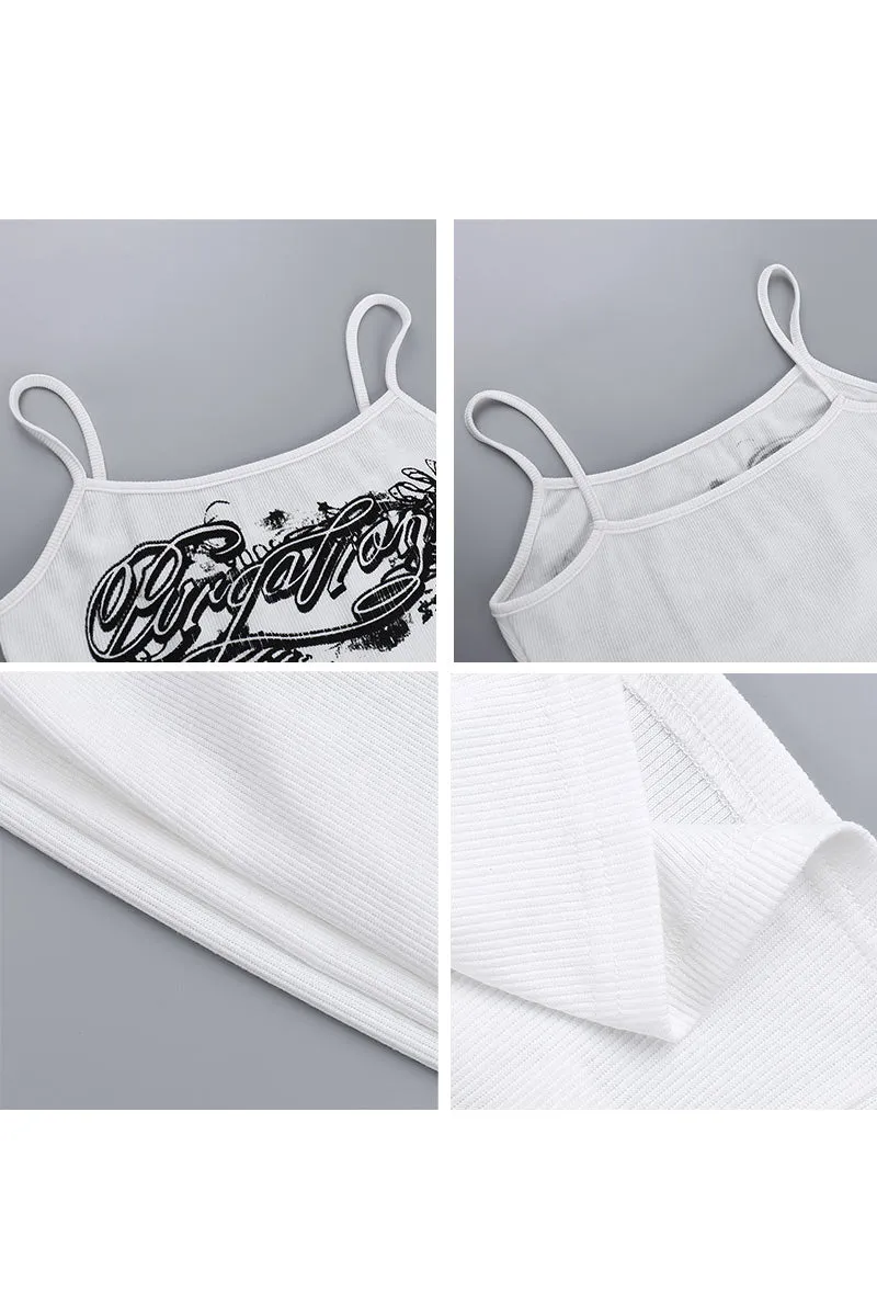TL628 Graphic Streetwear Cami