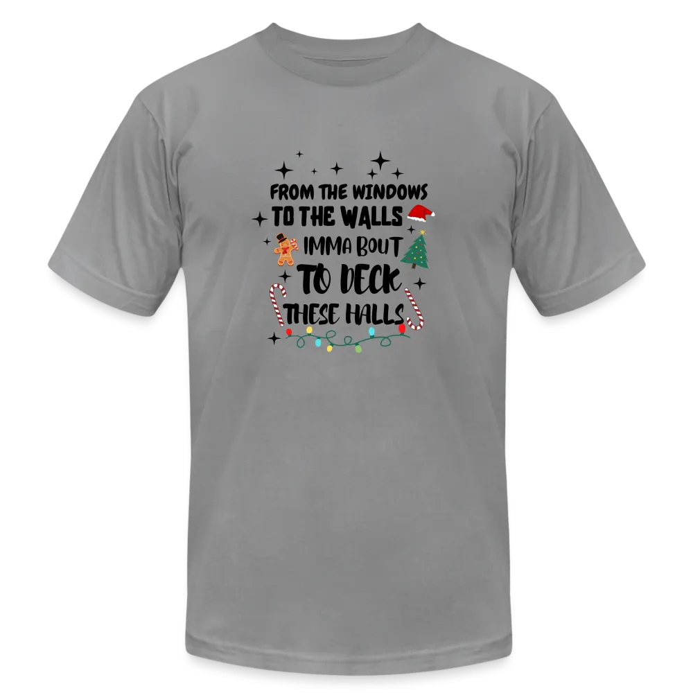 “To the windows to the walls”-Unisex Jersey T-Shirt by Bella   Canvas