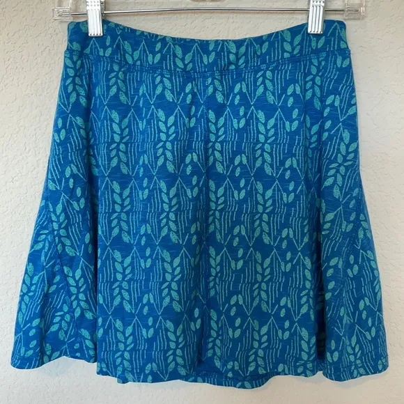 Toad&amp;Co NWOT Seleena Skort Retired Color / Print Skirt Built In Shorts w Pockets