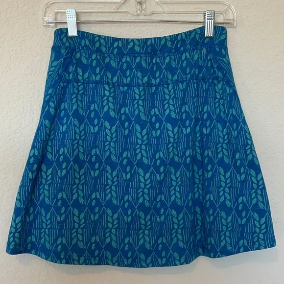 Toad&amp;Co NWOT Seleena Skort Retired Color / Print Skirt Built In Shorts w Pockets