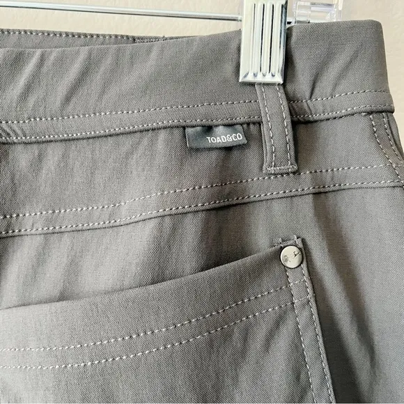 Toad&amp;Co NWT Rover Skort Skirt/Short Combo Soot Gray Size 4 Outdoors Athleisure