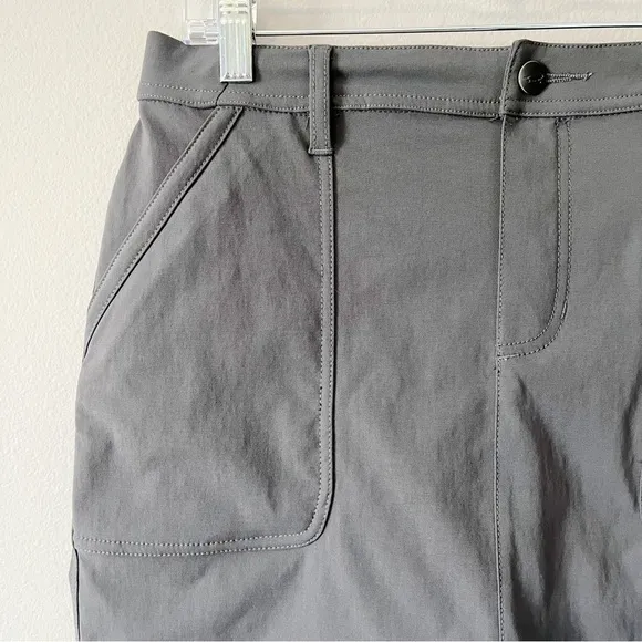 Toad&amp;Co NWT Rover Skort Skirt/Short Combo Soot Gray Size 4 Outdoors Athleisure