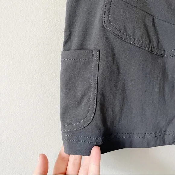 Toad&amp;Co NWT Rover Skort Skirt/Short Combo Soot Gray Size 4 Outdoors Athleisure