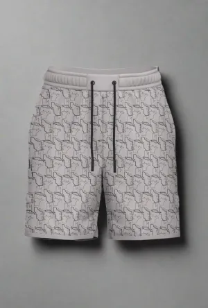 Total War Endgame Graphic Print SweatShort - Pebble Grey